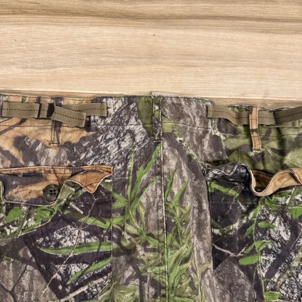 Vintage Mossy Oak Camo Cargo Pants 34x34 - 100% Cotton Stealth Weave Pant